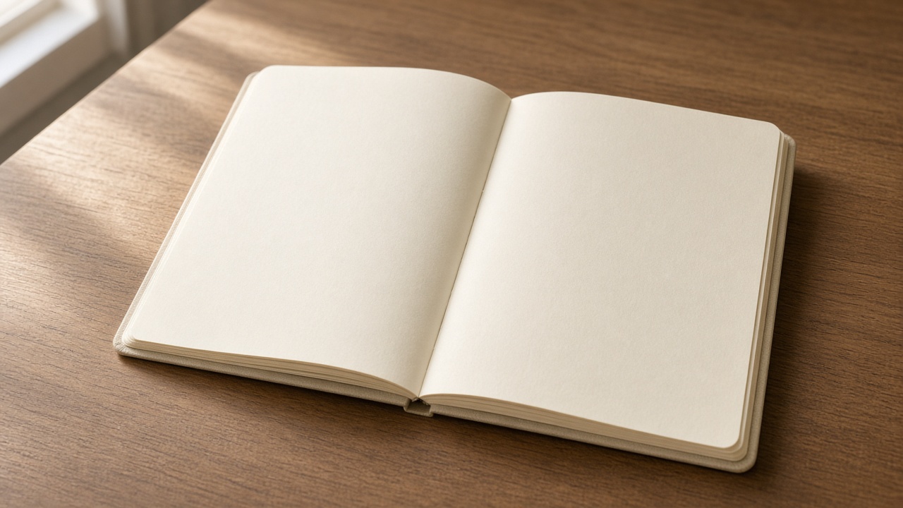 Open journal cover